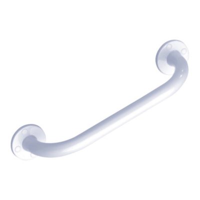 Barre d'appui acier plastifié blanc