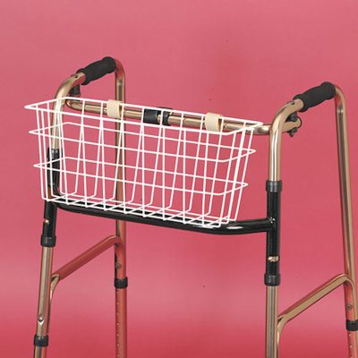 Panier pour cadre de marche métallique