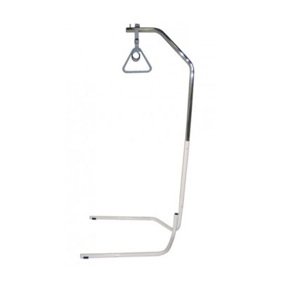 Potence sur pied en acier finition peinture époxy blanche pour repositionnement sécurisé
