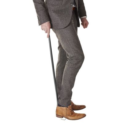 Chausse-pied extra long ergonomique en aluminium pour enfilage sans flexion